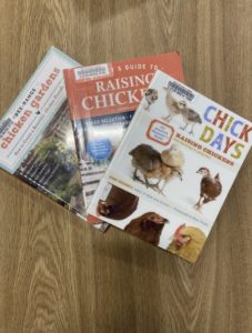Photo of books about chickens
