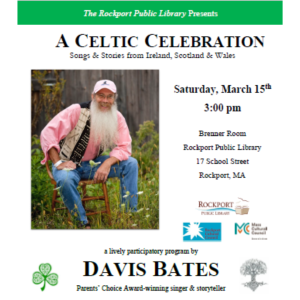 davis bates 3/15/25 3pm event flyer