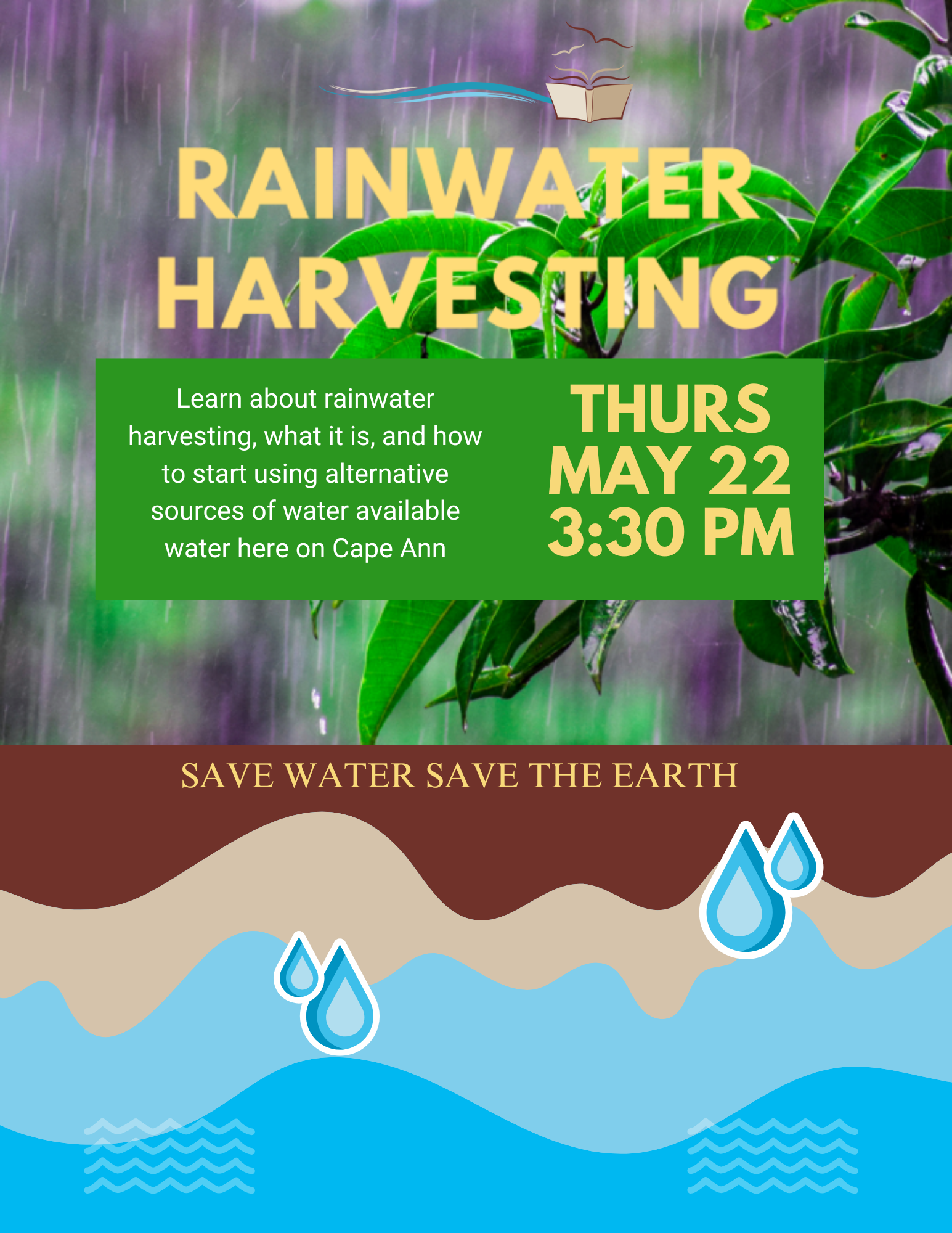 rainwater harvesting flyer
