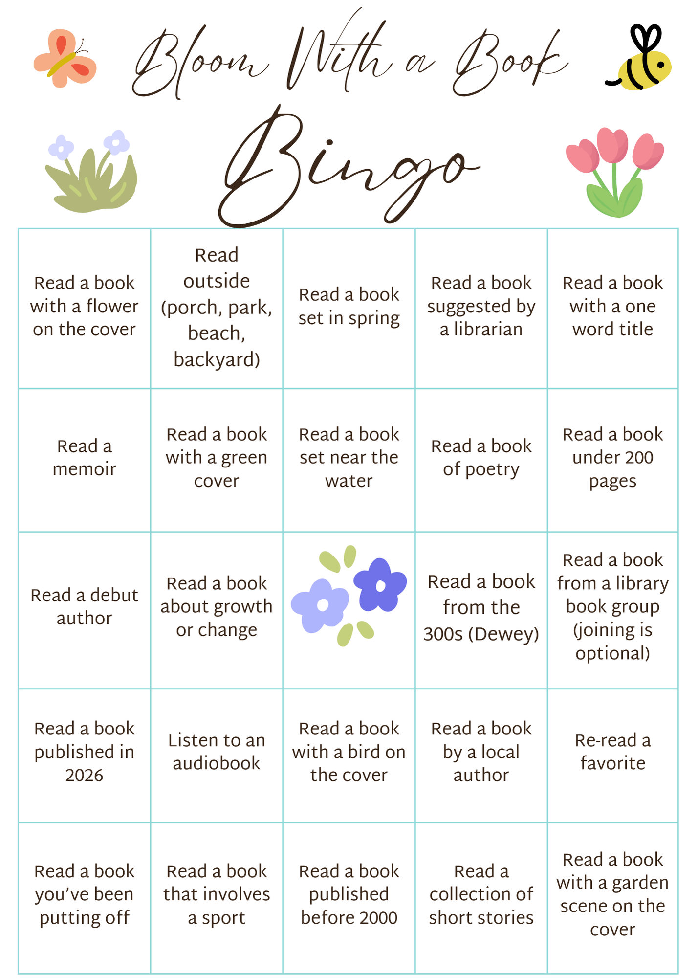 spring reading challenge 2026